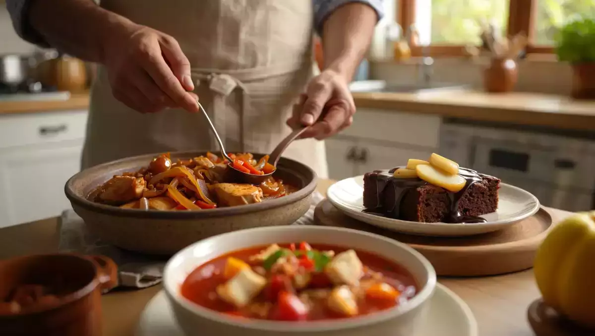 Menú diario, 6 de mayo: sabores de la tierra y un toque dulce