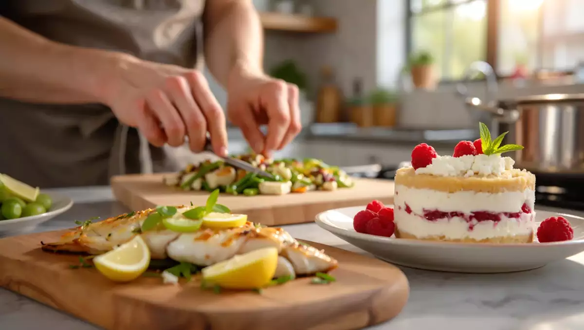 Menú del día, 10 de mayo: Delicias de acelgas, pez espada y un dulce de frambuesa