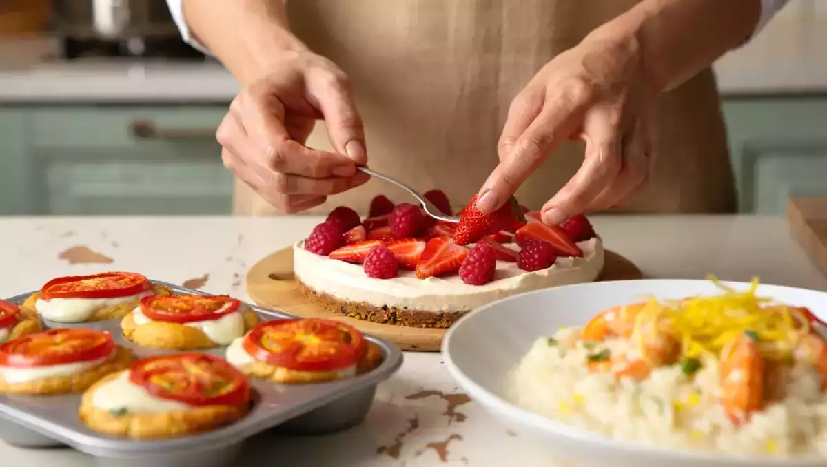 Menú diario, 24 de mayo: Delicias de muffins, risotto y cheesecake