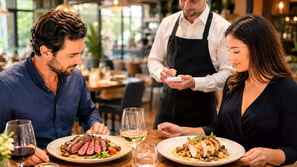 La razón por la que nunca te preguntan el punto del pollo en un restaurante