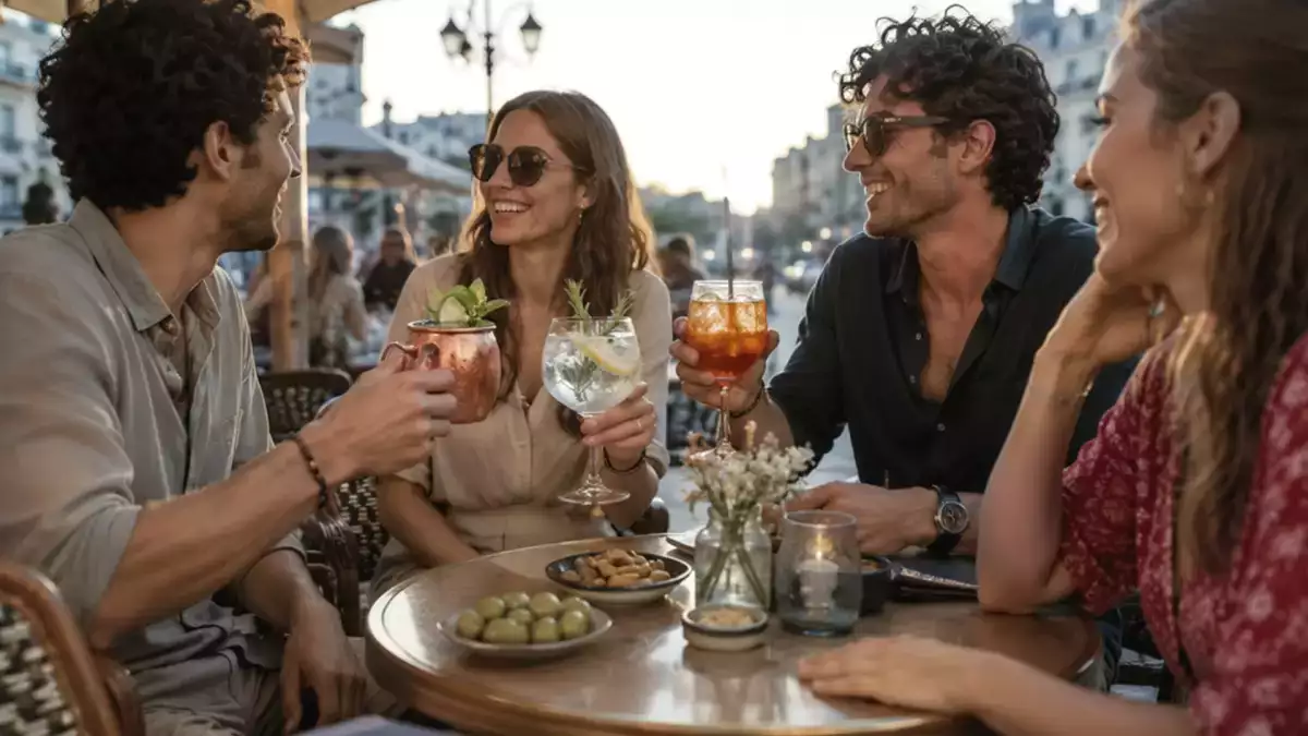 Por qué en Francia se bebe el cóctel antes de la comida y en España tendemos a tomarlo después