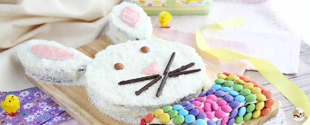 ¡A los niños les encantará esta tarta de conejo de Pascua!