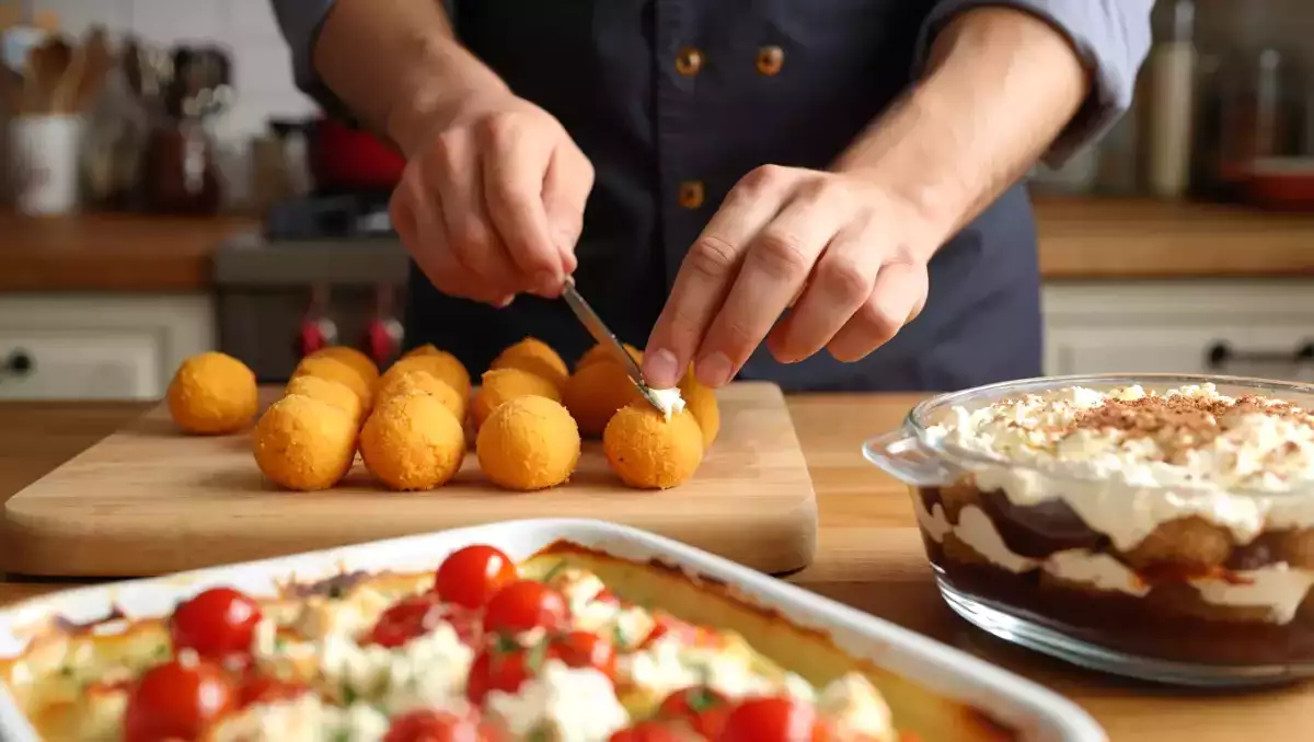 Menú diario, 21 de junio: delicias de queso, pasta al horno y tiramisú clásico