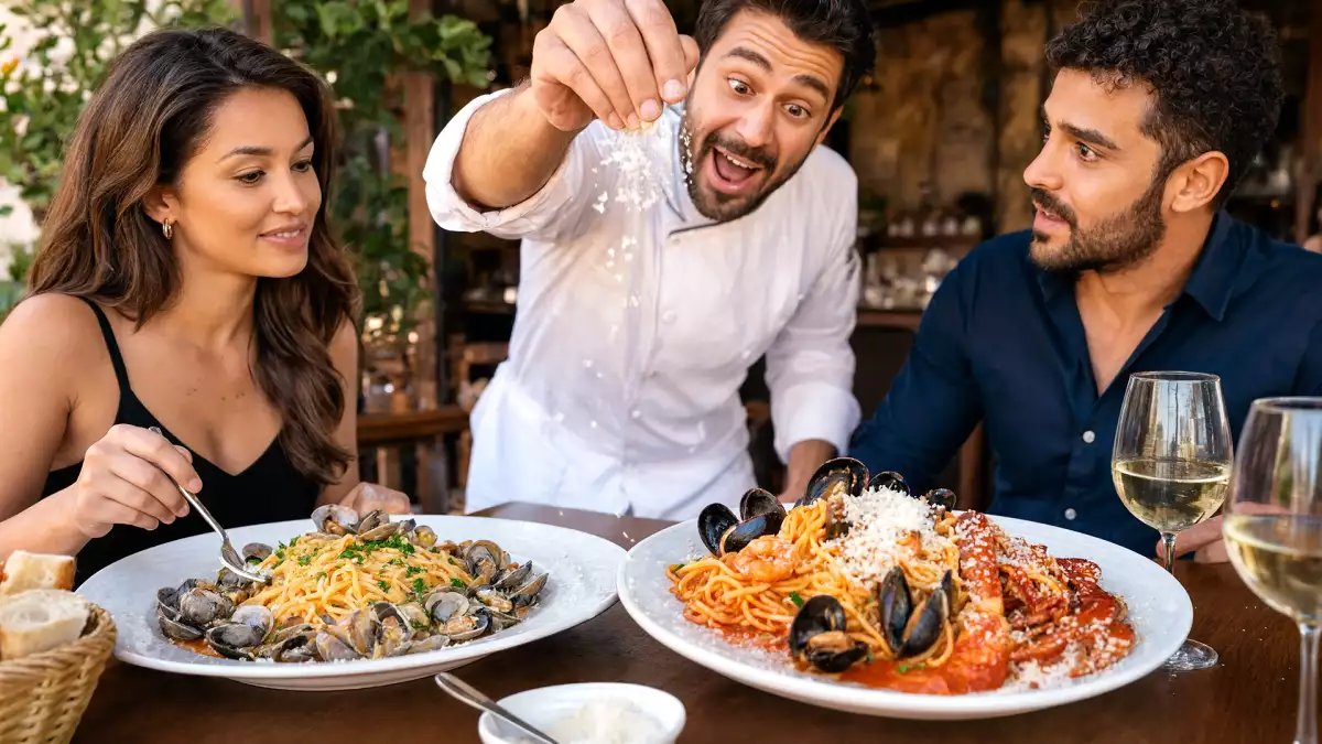 Queso y pescado: la regla italiana que conviene entender antes de romperla