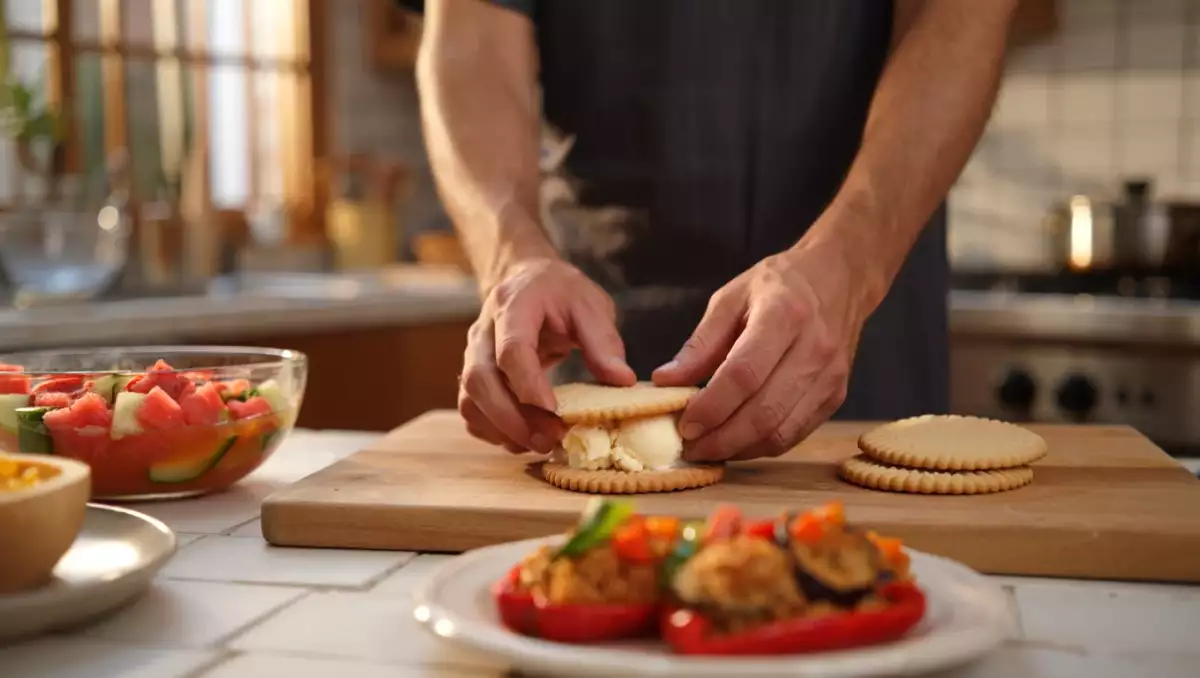 Menú vegetariano, 6 de julio: Gazpacho de sandía, pimientos fritos rellenos y sándwich de helado casero