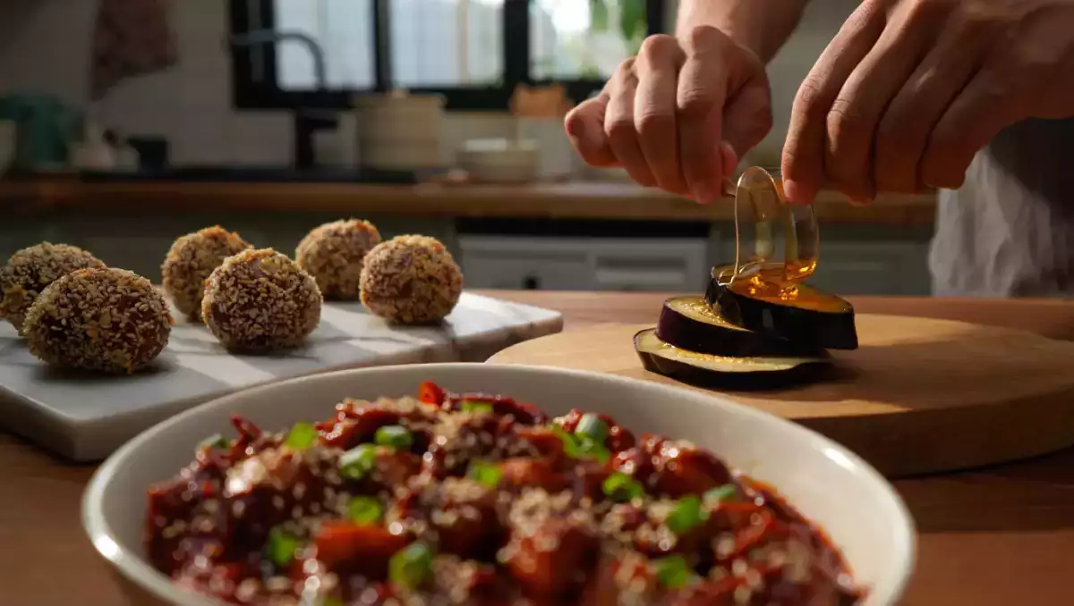Menú vegetariano, 10 de julio: berenjenas crujientes, setas picantes y trufas de dulce de leche y galleta