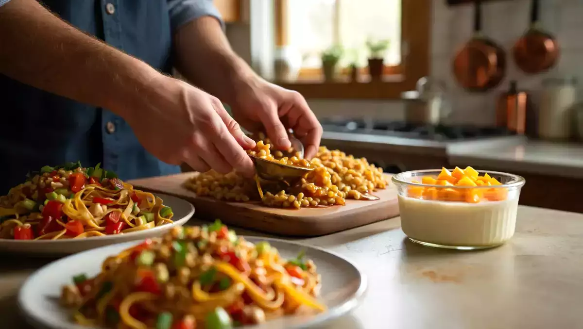 Menú vegetariano, 11 de julio: ensalada fresca, ñoquis sorrentina y panna cotta italiana