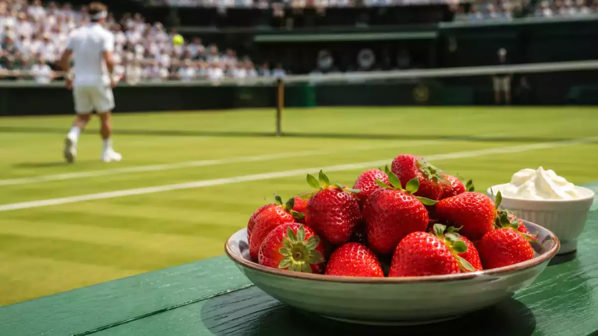 Por qué las fresas en Wimbledon se han convertido en lo más comentado del verano y en tema de debate