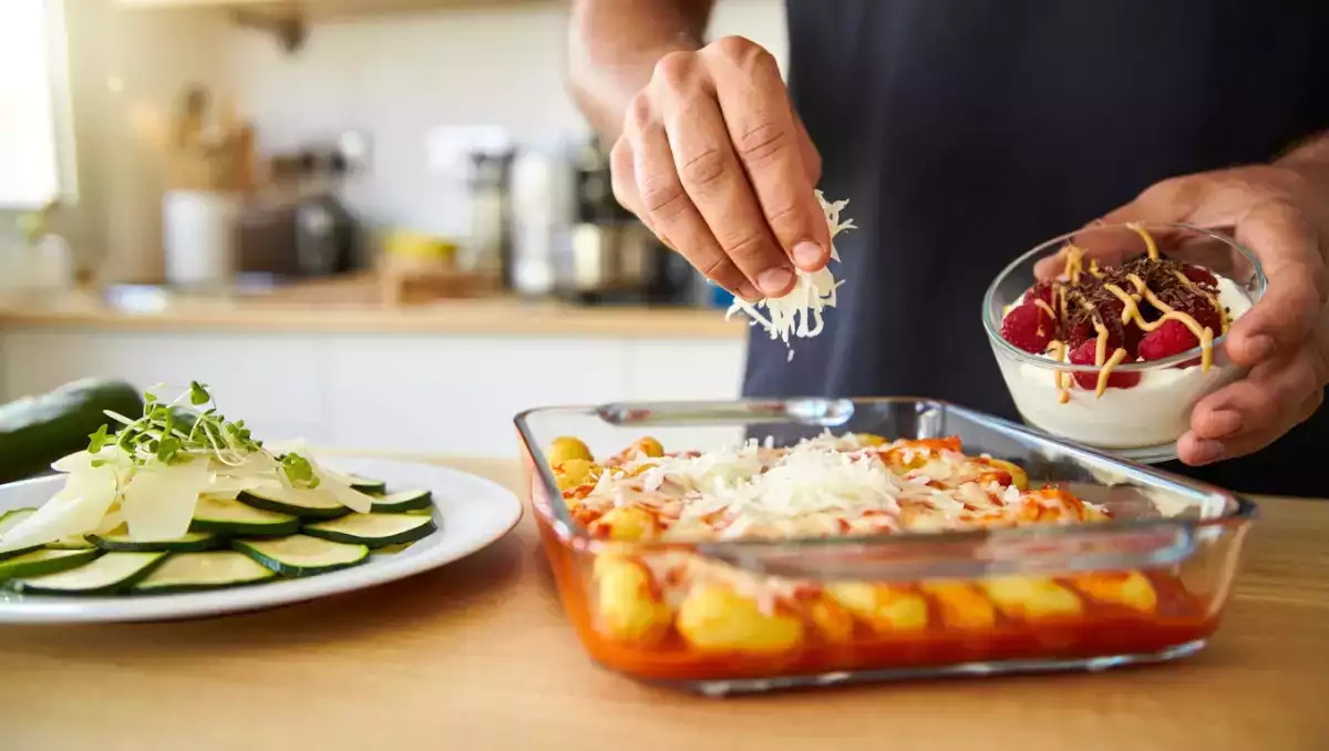 Menú vegetariano, 30 de julio: Carpaccio de calabacín, gratinado de ñoquis y skyr bowl con frutos rojos