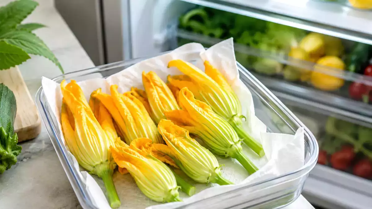 Cómo conservar las flores de calabacín para que no se marchiten: el sencillo paso que muchos pasan por alto