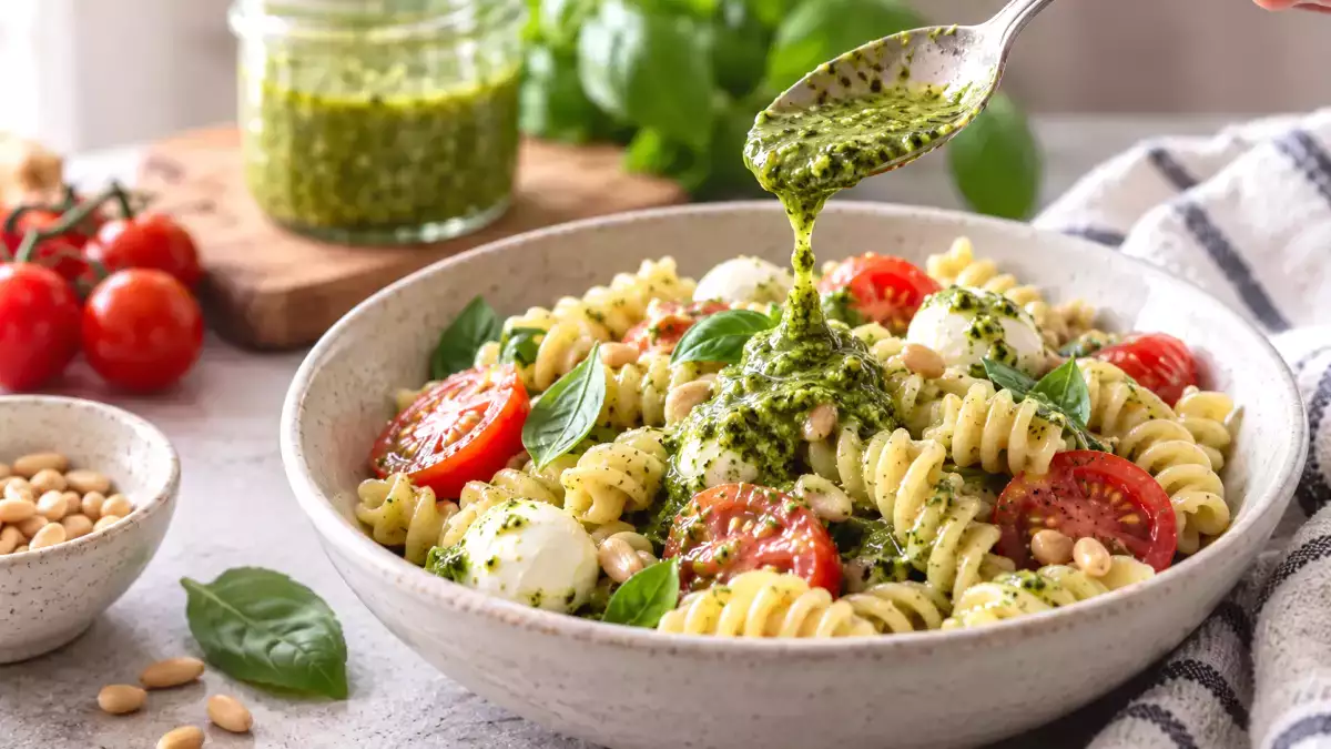 12 salsas, vinagretas y aliños para transformar tus ensaladas de pasta en platos llenos de sabor