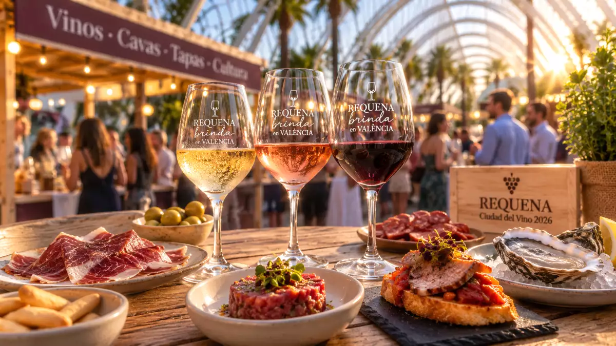 Requena brinda en València: vinos, tapas y cultura del territorio en la gran fiesta del verano