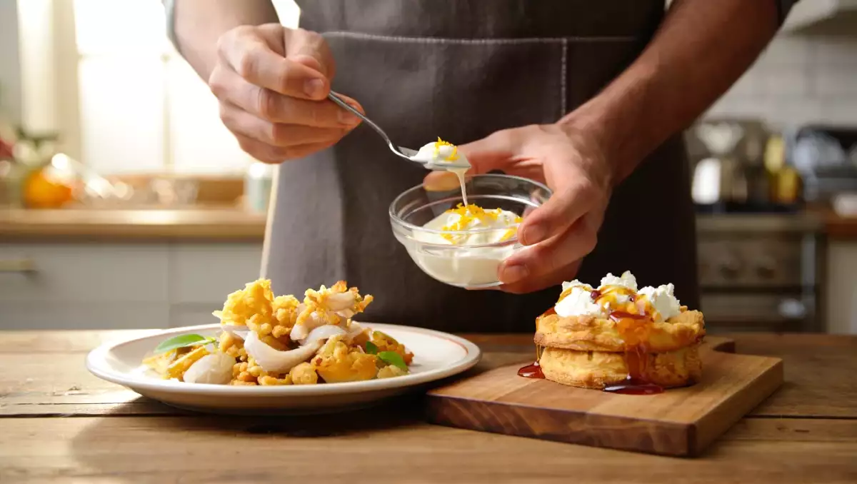 Menú diario, 2 de agosto: boquerones rebozados, crinkle cake salado y helado de naranja