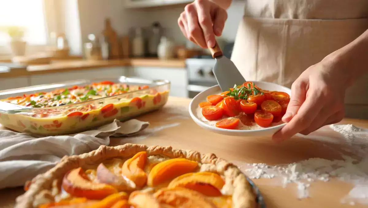 Menú vegetariano, 10 de agosto: sabores frescos y coloridos con tomates, verduras y albaricoques