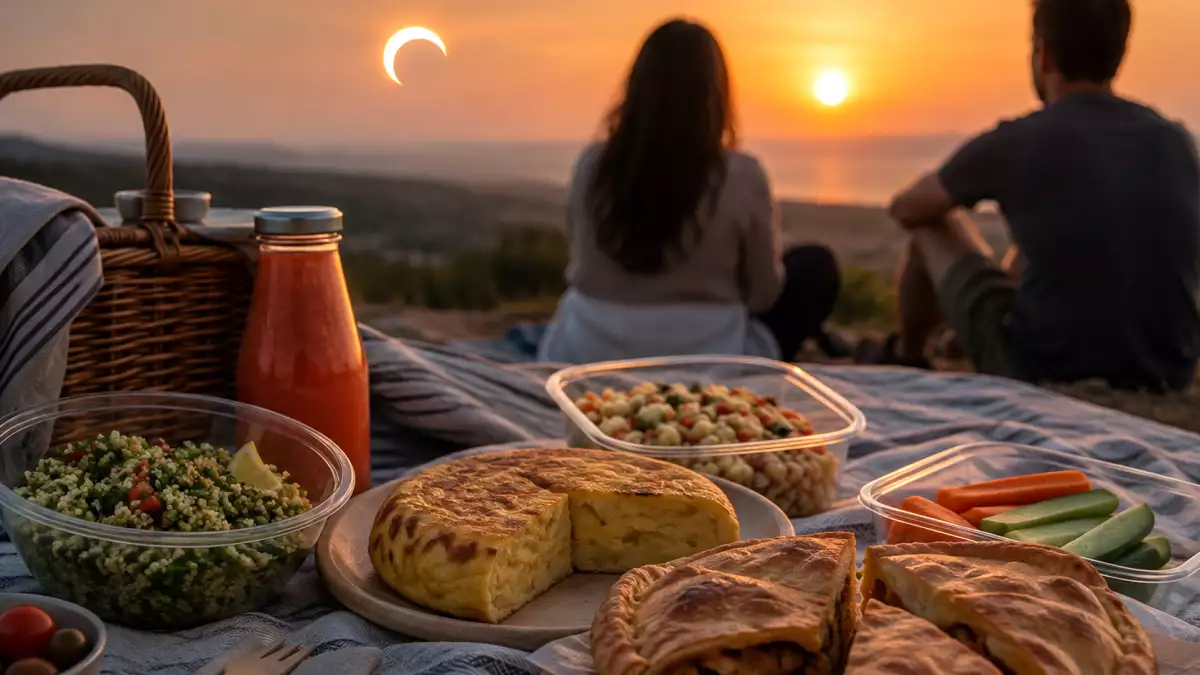 Qué llevar para ver el eclipse solar: 9 recetas para cenar al aire libre que aguantan bien el picnic