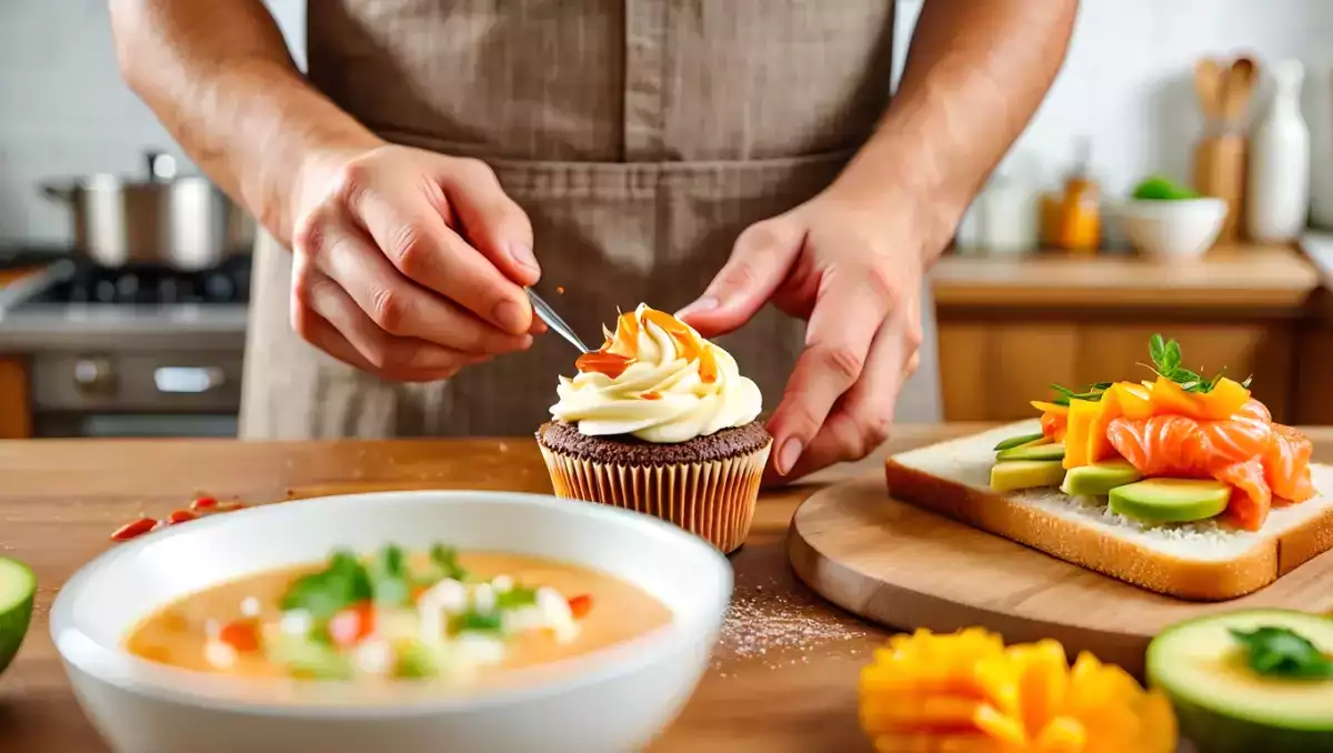 Menú diario, 23 de agosto: sopa de melón, sándwich de sushi y cupcakes de chocolate