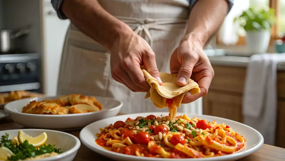 Menú diario, 24 de agosto: mejillones a la vinagreta, espaguetis con tomate cherry y corbatas dulces de Unquera