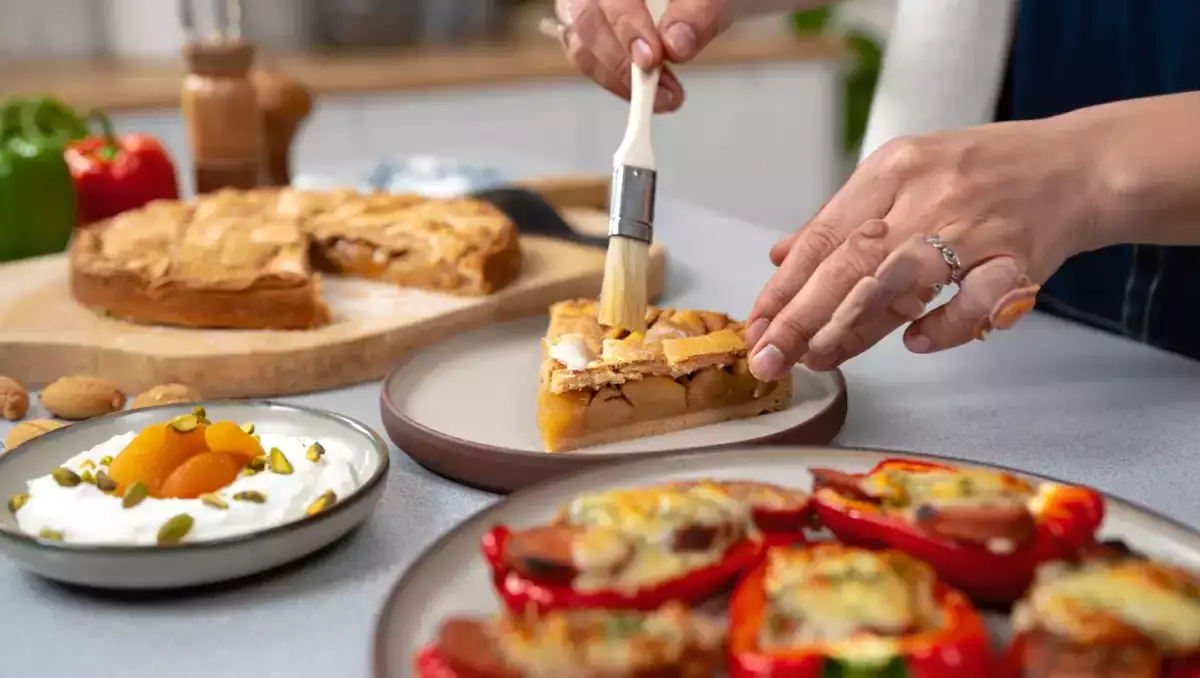 Menú diario, 30 de agosto: feta batida, pimientos rellenos y el clásico apple pie