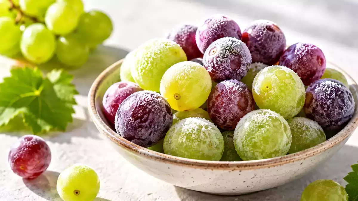 ¿Has probado a congelar uvas? El sencillo truco para convertirlas en un bocado fresco