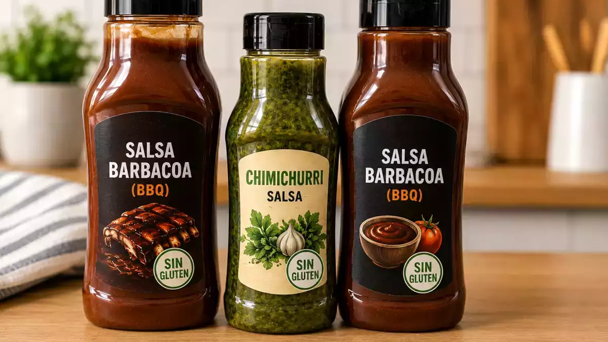 Alerta para celíacos: estas salsas BBQ y chimichurri sin gluten contienen gluten