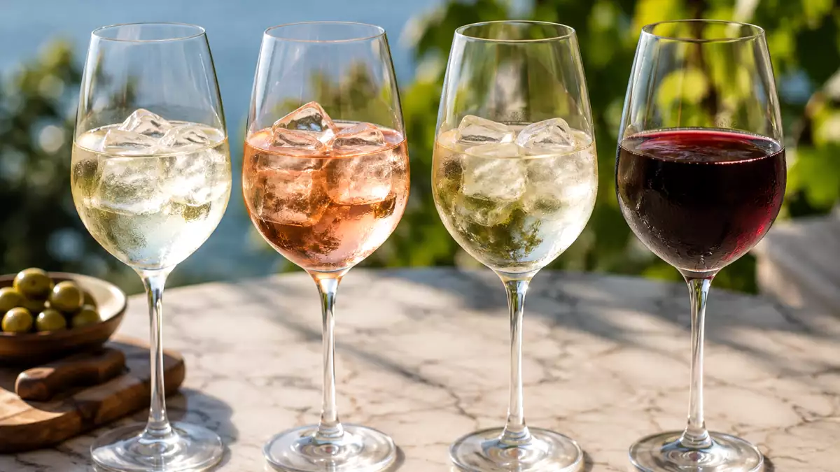 ¿Poner hielo al vino es un sacrilegio? Qué cambia realmente dentro de la copa