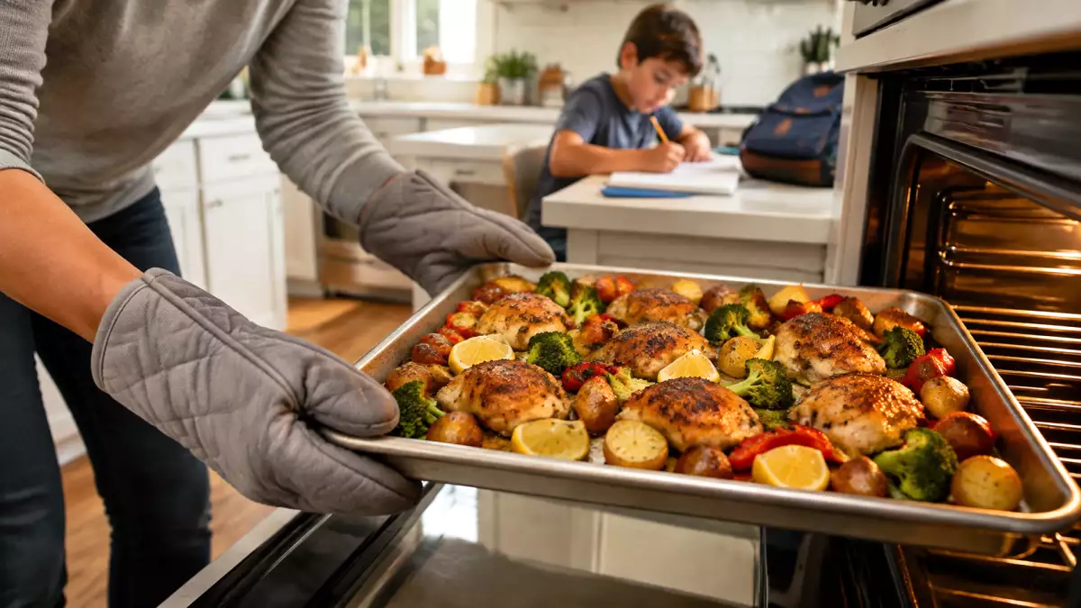 Una bandeja, un horno y la cena resuelta: 12 recetas para cocinar entre semana sin llenar la cocina de cacharros