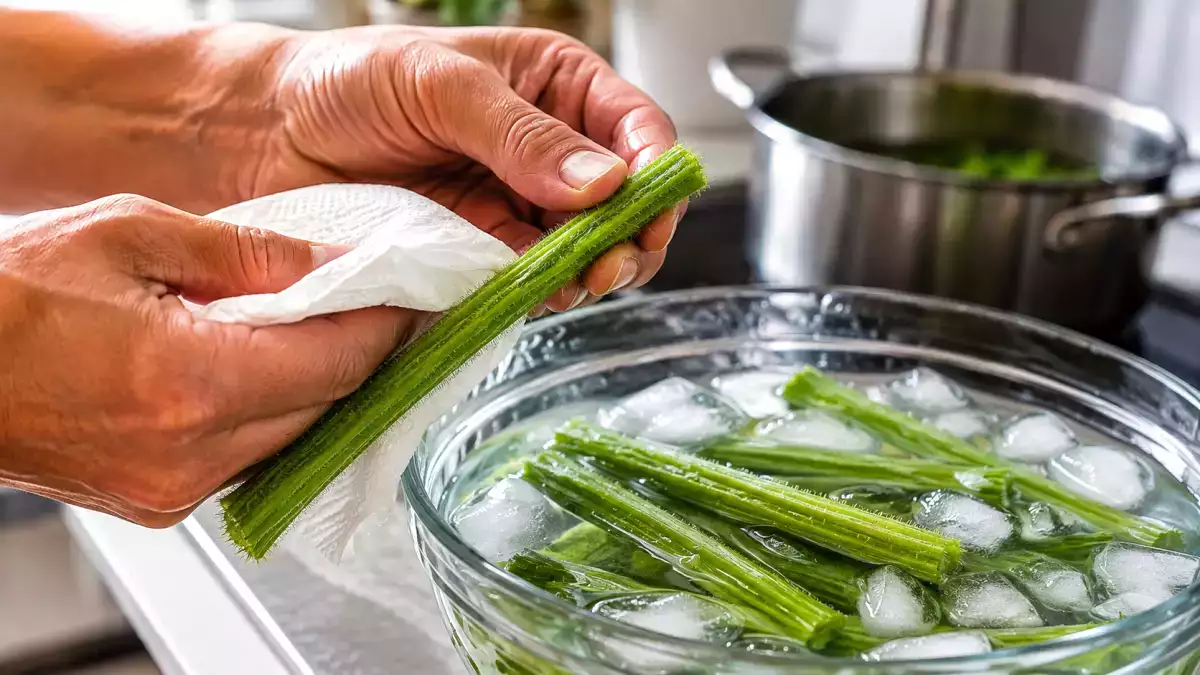 La borraja aragonesa no se limpia como creías: el truco de cinco minutos de un chef Michelin