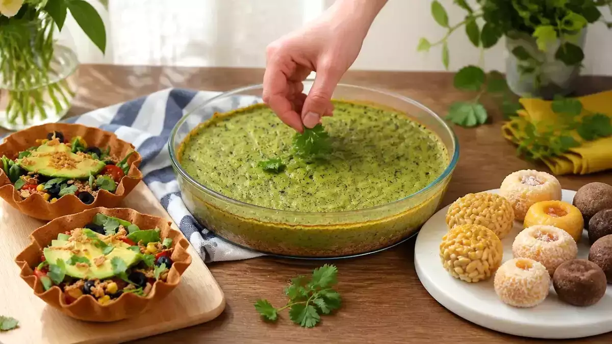 Menú vegetariano, 30 de octubre: Ensalada bowl, pastel vegano de tofu y panellets para todos los santos