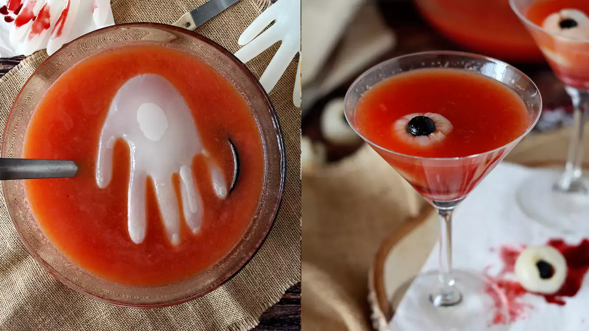 2 cócteles para Halloween que entran por los ojos: uno con alcohol y otro sin