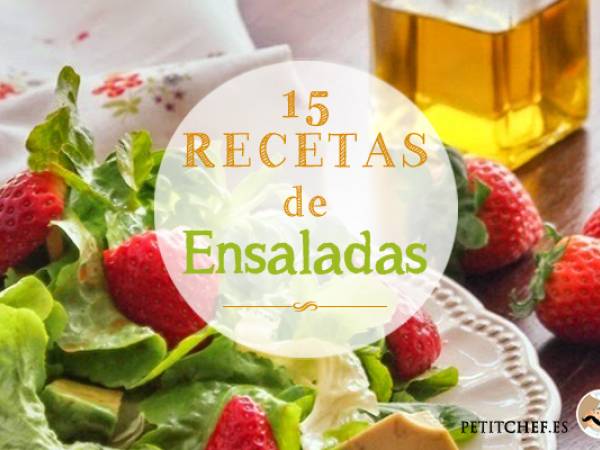 15 ideas de ensaladas variadas y saludables