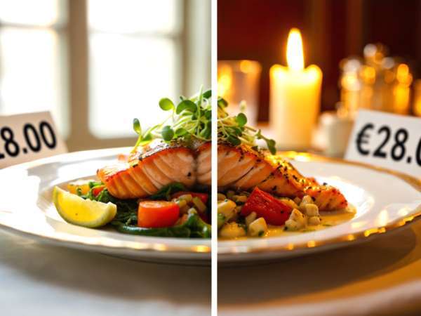 Mismo plato, dos precios distintos: por qué comer al mediodía en Francia puede costarte la mitad que cenar