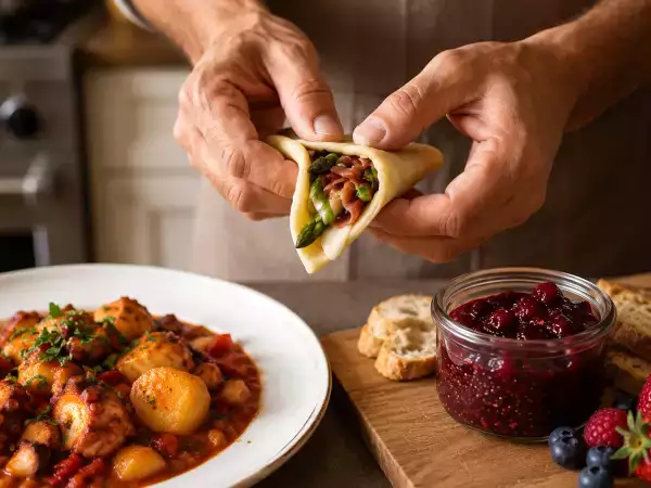 Menú del día, 11 de mayo: delicias de espárragos, pulpo gallego y mermelada saludable