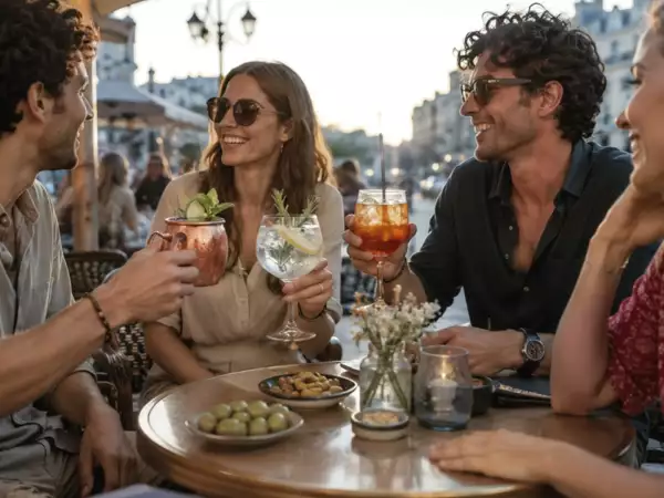 Por qué en Francia se bebe el cóctel antes de la comida y en España tendemos a tomarlo después
