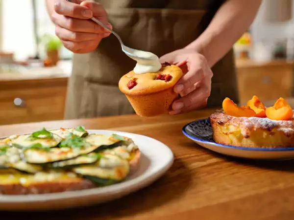 Menú del día, 14 de junio: sabrosos muffins, sándwich de calabacín y tarta de albaricoque