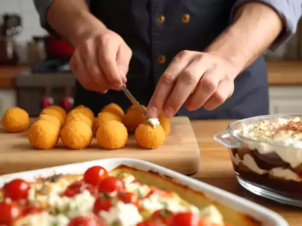 Menú diario, 21 de junio: delicias de queso, pasta al horno y tiramisú clásico
