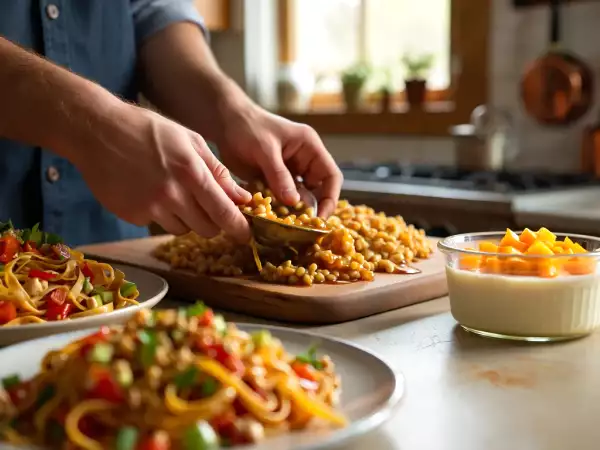 Menú vegetariano, 11 de julio: ensalada fresca, ñoquis sorrentina y panna cotta italiana