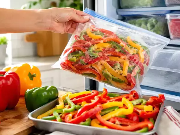 Cómo congelar pimientos en verano para usarlos durante todo el invierno