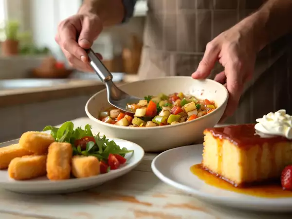 Menú diario, 30 de julio: delicias de pescado, ratatouille y babá al ron