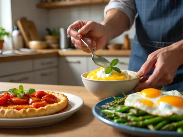 Menú vegetariano, 2 de agosto: tartaletas tatin, habas tiernas y un refrescante limón helado