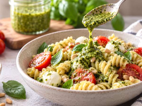 12 salsas, vinagretas y aliños para transformar tus ensaladas de pasta en platos llenos de sabor