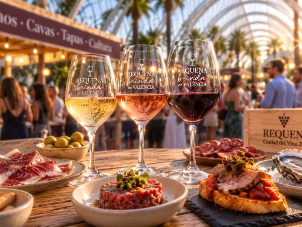 Requena brinda en València: vinos, tapas y cultura del territorio en la gran fiesta del verano