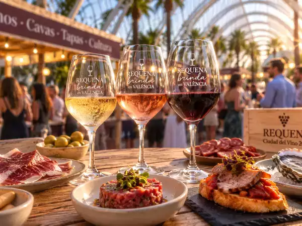 Requena brinda en València: vinos, tapas y cultura del territorio en la gran fiesta del verano