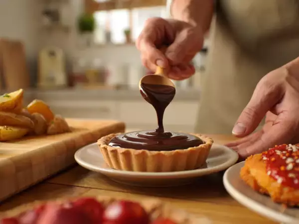Menú diario, 8 de agosto: Patatas gajo especiadas, hamburguesa de pollo empanado y deliciosa tarta de chocolate