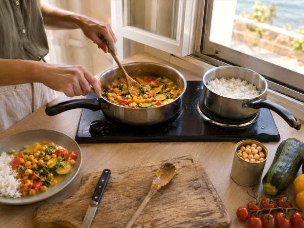 7 cenas fáciles para un alojamiento vacacional con pocos utensilios