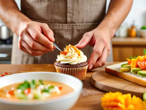 Menú diario, 23 de agosto: sopa de melón, sándwich de sushi y cupcakes de chocolate