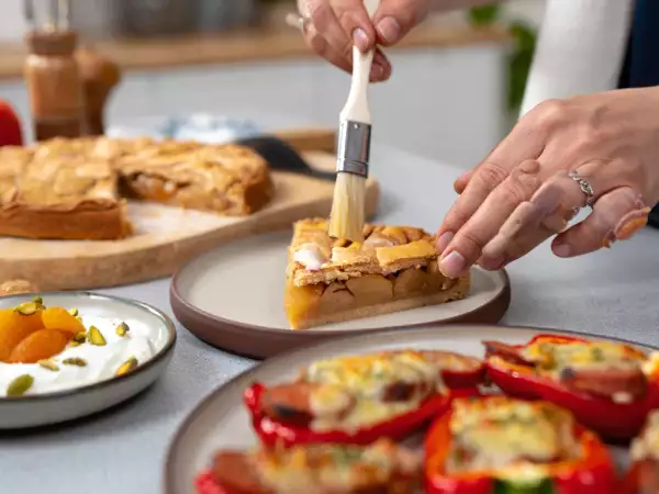 Menú diario, 30 de agosto: feta batida, pimientos rellenos y el clásico apple pie