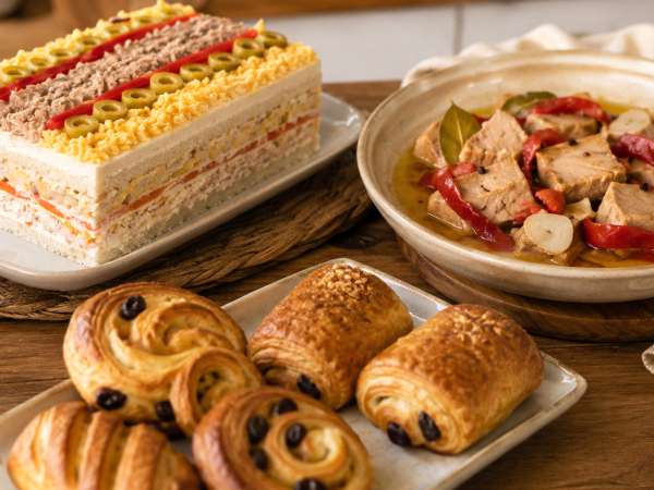 Menú diario, 31 de agosto: pastel frío, atún en escabeche y facturas, deliciosos pastelitos argentinos, 