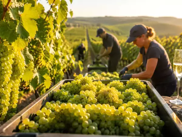 Vendimia récord en Champagne: ¿por qué se recogen las uvas cada vez antes y qué puede cambiar en el vino que beberemos?