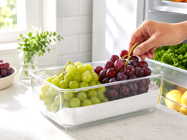 Uvas recién compradas: cómo conservarlas para que se mantengan firmes y crujientes más tiempo