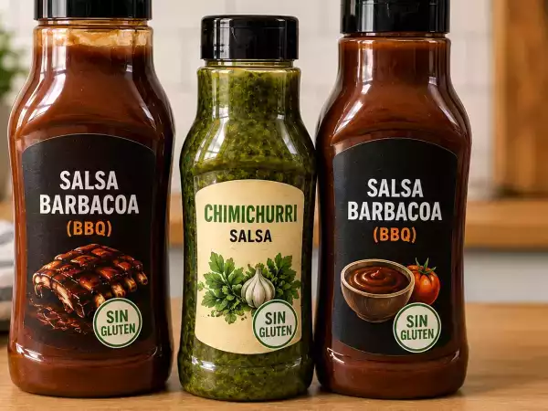 Alerta para celíacos: estas salsas BBQ y chimichurri sin gluten contienen gluten